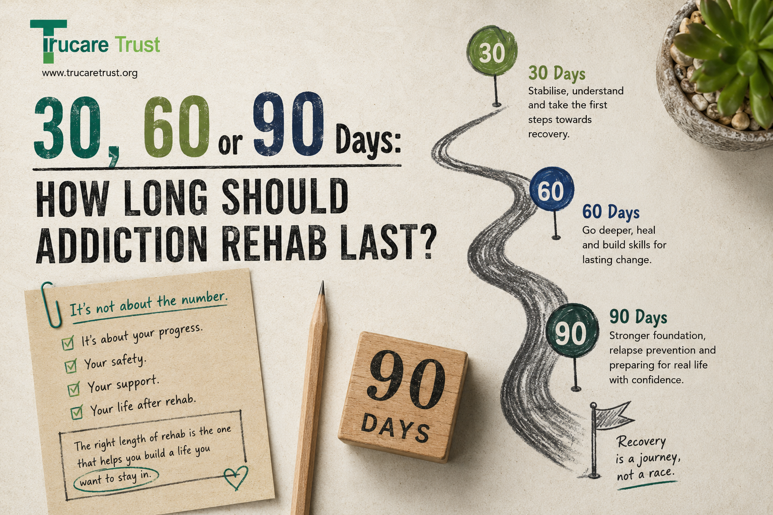 30, 60 or 90 Days How Long Should Addiction Rehab Last