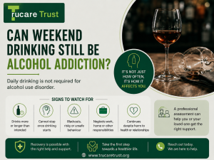 Weekend drinking addiction