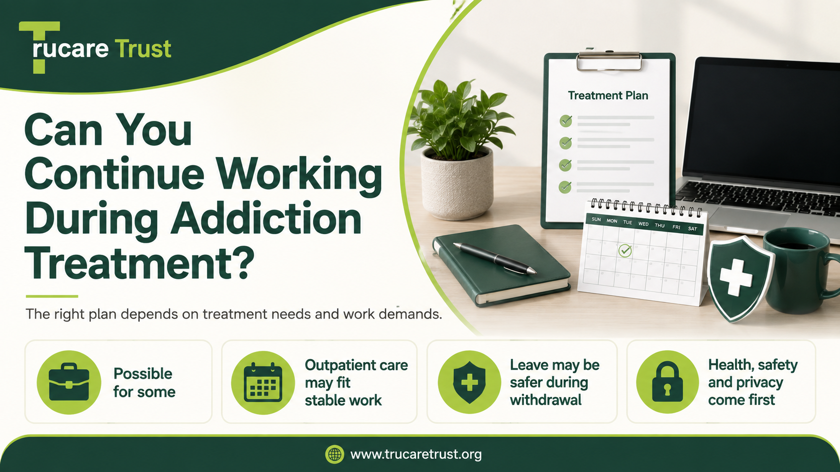 Working during addiction treatment