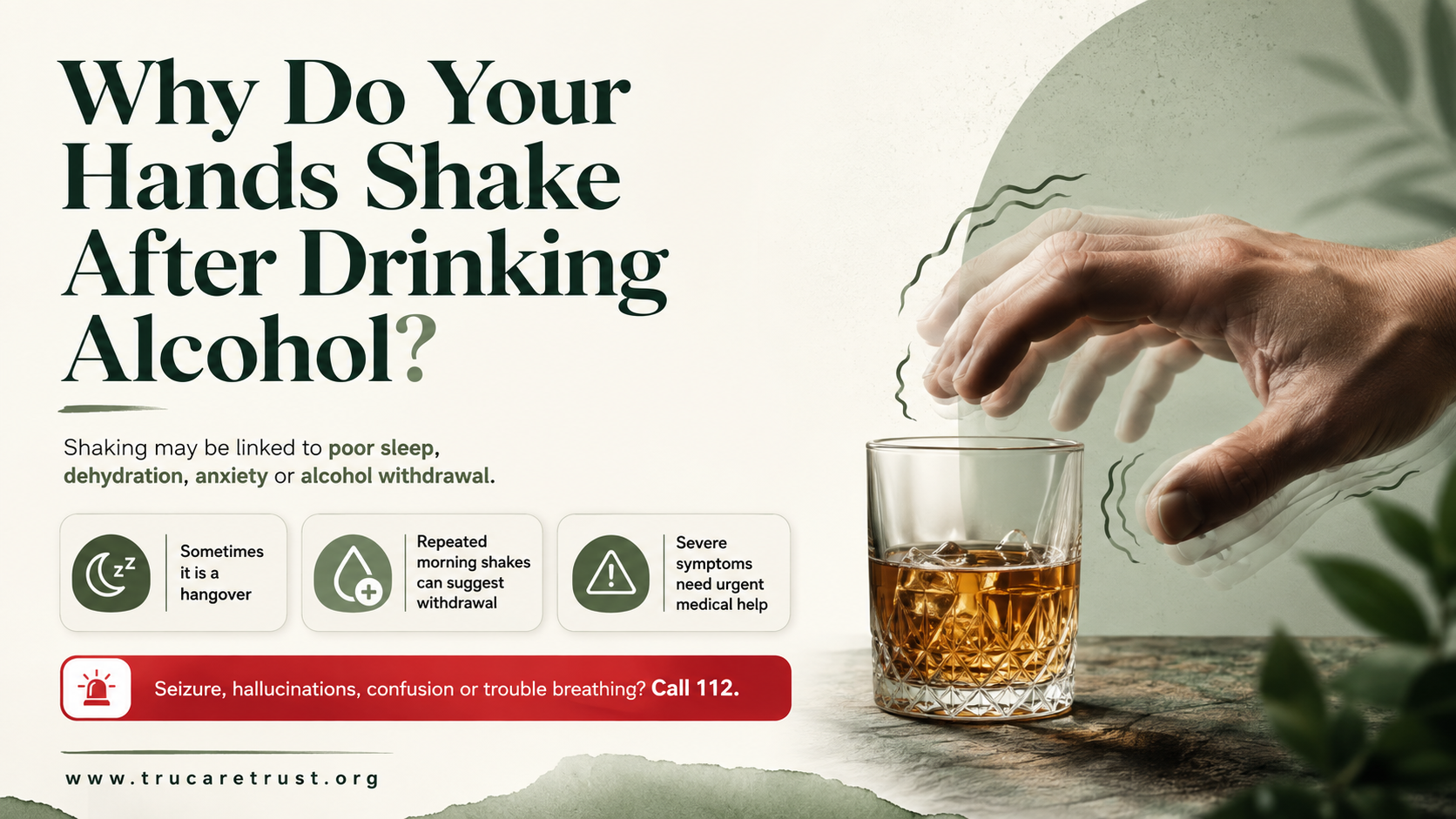 shaking after drinking alcohol